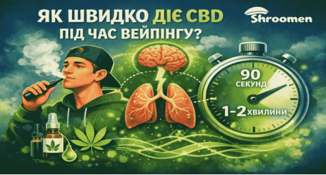 НАСКОЛЬКО БЫСТРО ДЕЙСТВУЕТ CBD ПРИ ВЕЙПИНГЕ ?
