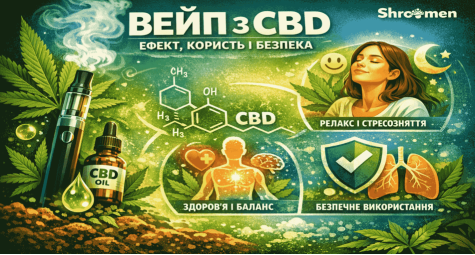 ВЕЙП С CBD — ЭФФЕКТ, ПОЛЬЗА И БЕЗОПАСНОСТЬ