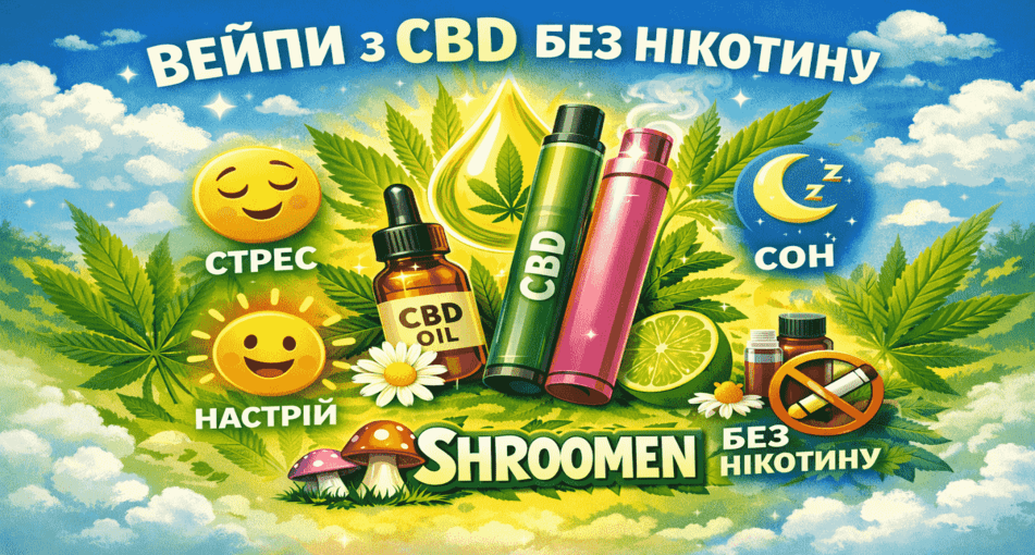 ВЕЙПЫ С CBD БЕЗ НИКОТИНА ДЛЯ КОМФОРТНОГО ПАРЕНИЯ