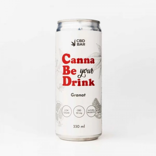 CBD-лимонад CannaBeDrink Granat — функціональний напій нового покоління