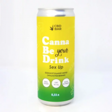 CannaBeDrink SEX UP — функціональний енергетичний напій без цукру, 330 мл