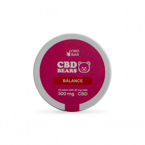 CBD желейні ведмедики Balance — полуничні веганські цукерки з КБД для спокою та зосередженості