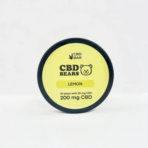Желейні ведмедики з CBD зі смаком лимона — натуральний спосіб зменшити стрес