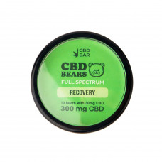 Желейні ведмедики CBD Full Spectrum "Recovery" зі смаком яблука, 300мг CBD